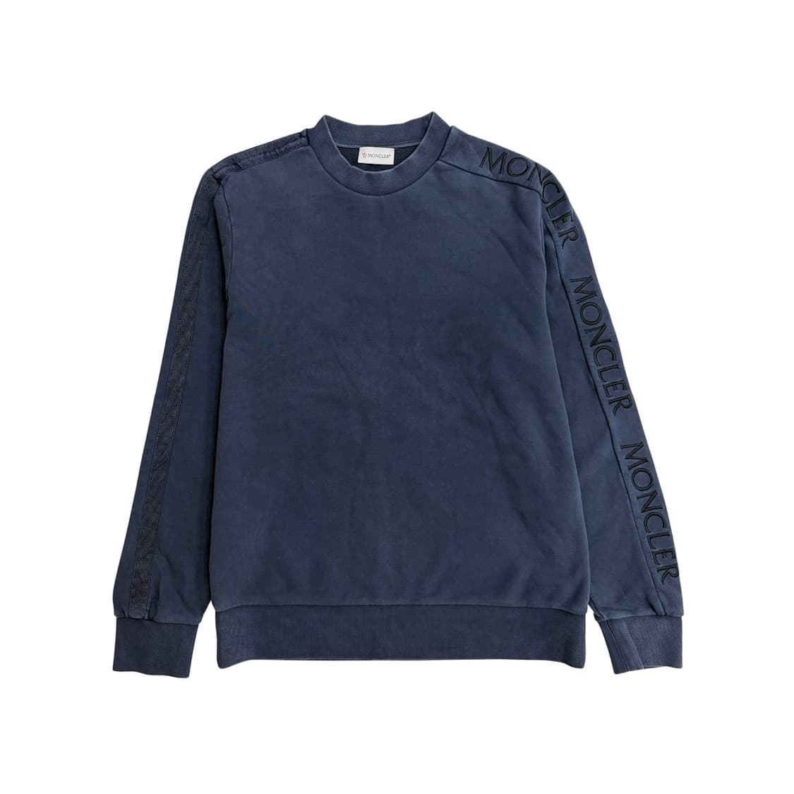 몽클레어 네이비 사이드라인 자수 맨투맨 m 실측 100 L 정도 몽클레르 상품이미지1