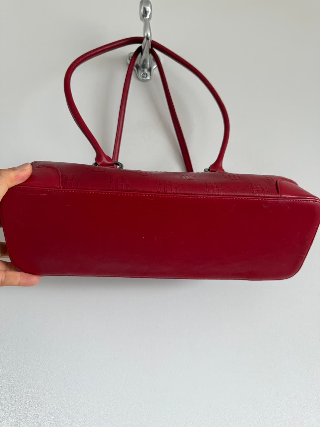 Pre owned 레더 숄더백 상품이미지5