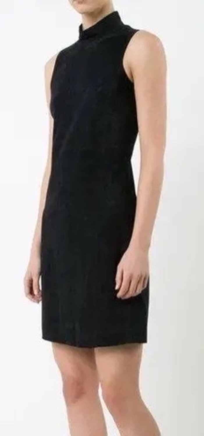 [2] 띠어리 스웨이드 원피스 딥네이비 상품이미지2