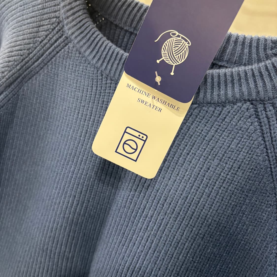 [새상품] blue washable knit 상품이미지2