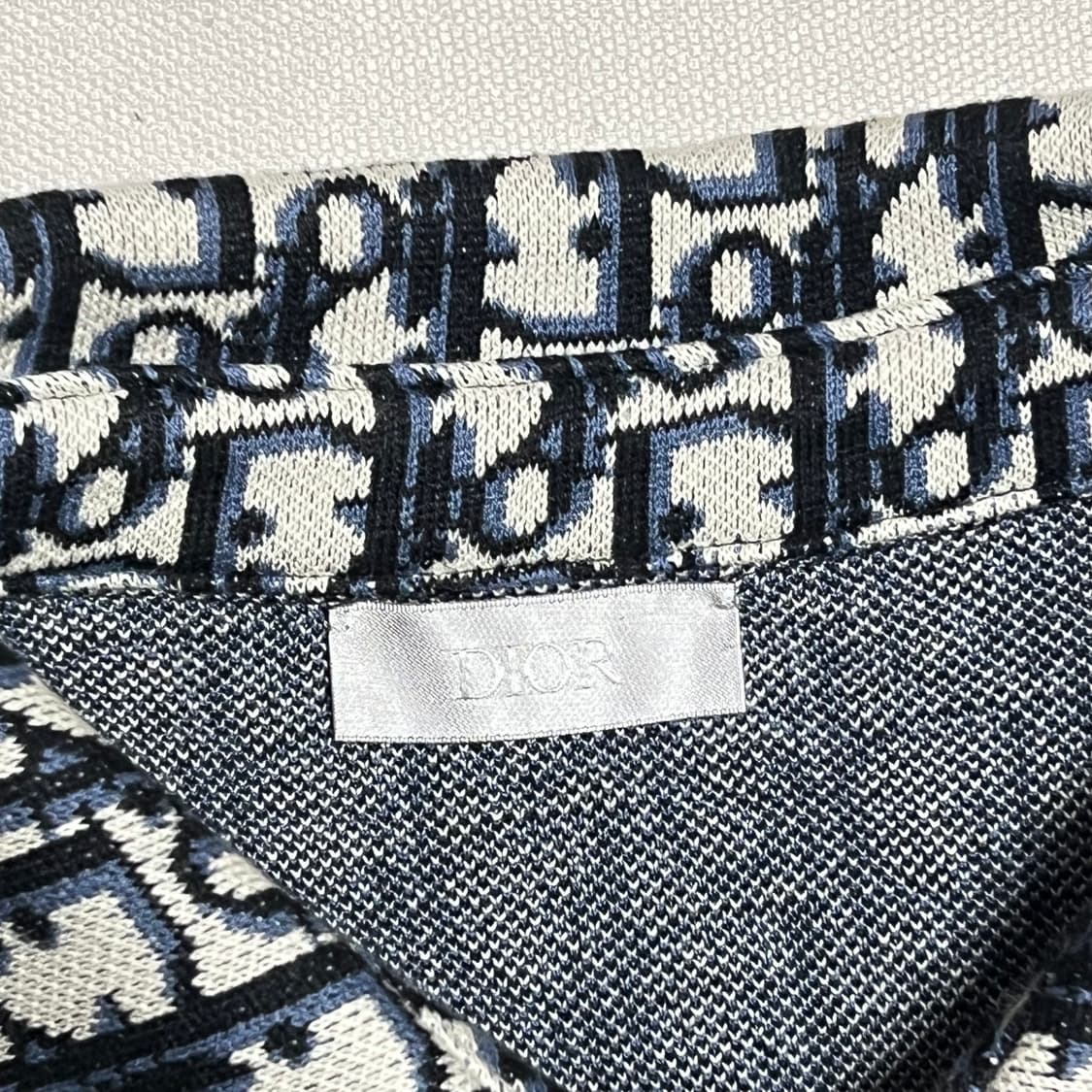 XS 디올 오블리크 오버 코튼 셔츠 상품이미지4