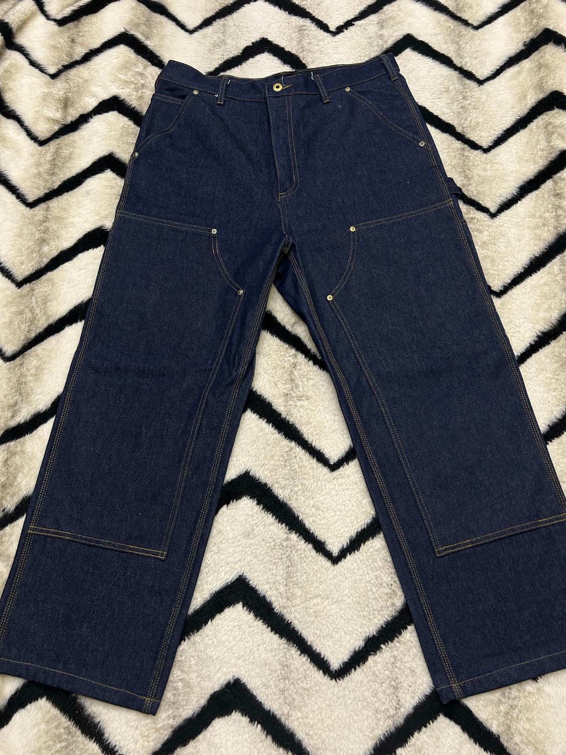 [33]빈타메리 와이드 카펜더 데님팬츠/인디고 상품이미지4