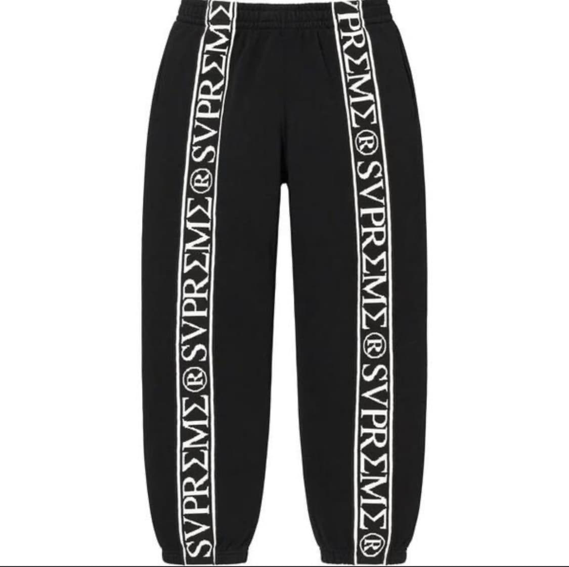 Supreme 로만 스웨트팬츠 블랙 M 상품이미지1