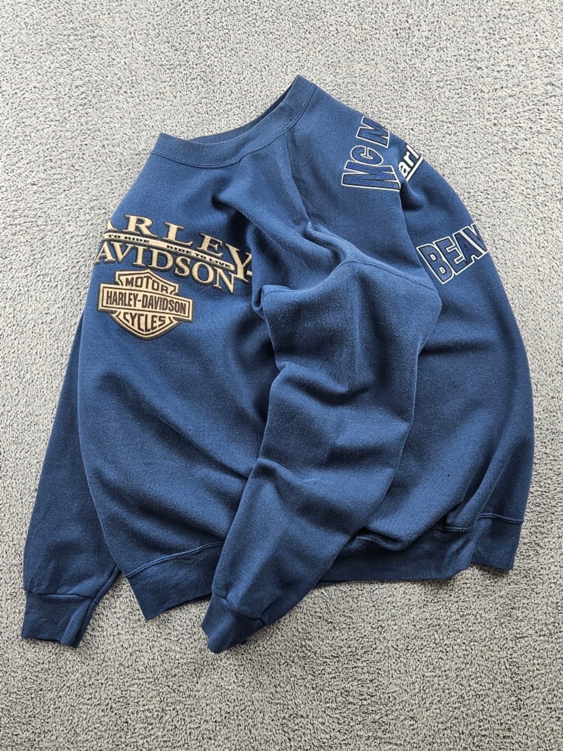 할리데이비슨 맥마흔스 비버폴스 맨투맨 스웻 셔츠 ( XL )/ 10936 상품이미지3