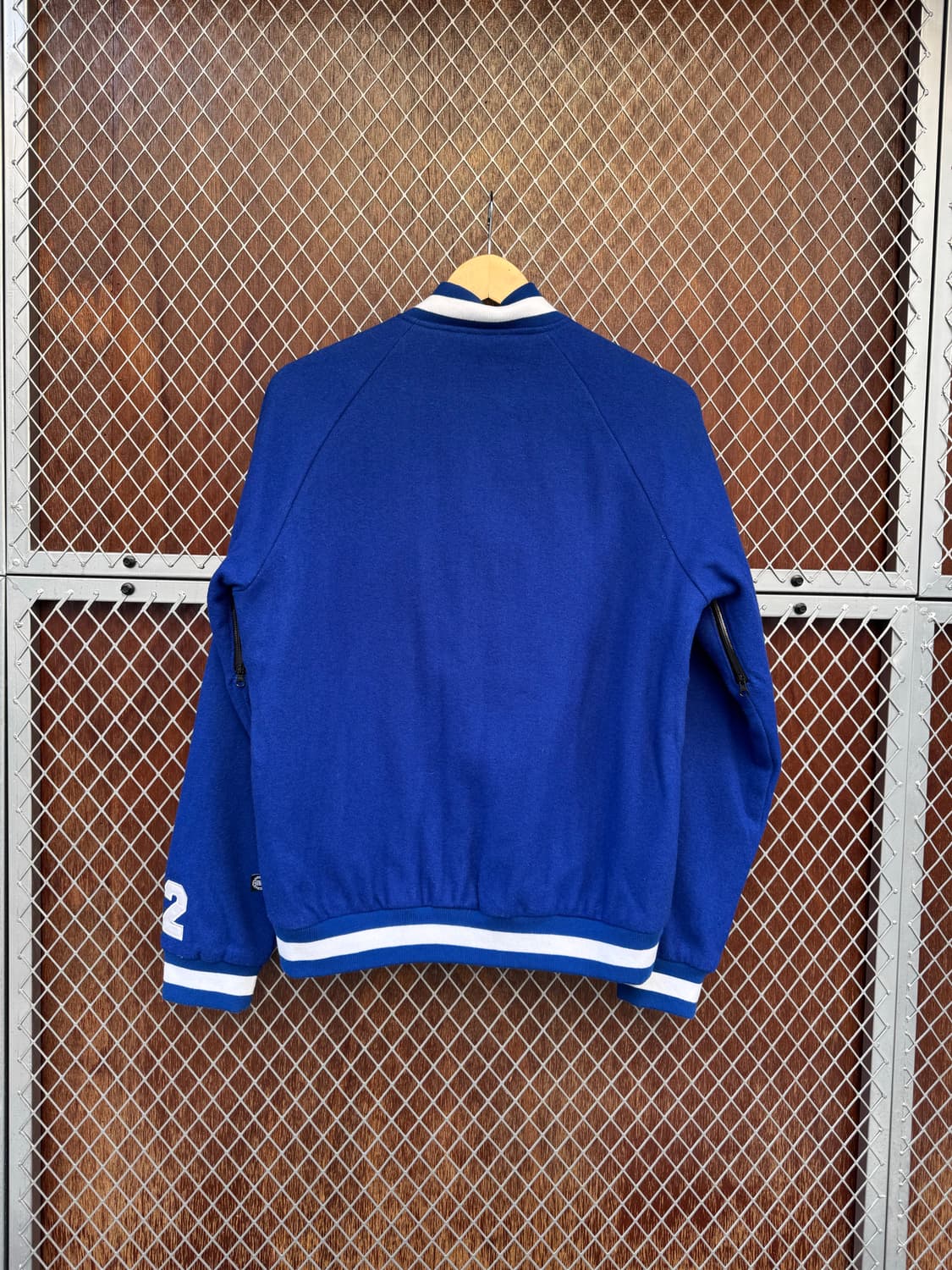 아디다스 스트리트 바시티 울 집업 점퍼 자켓 M 새상품 상품이미지5