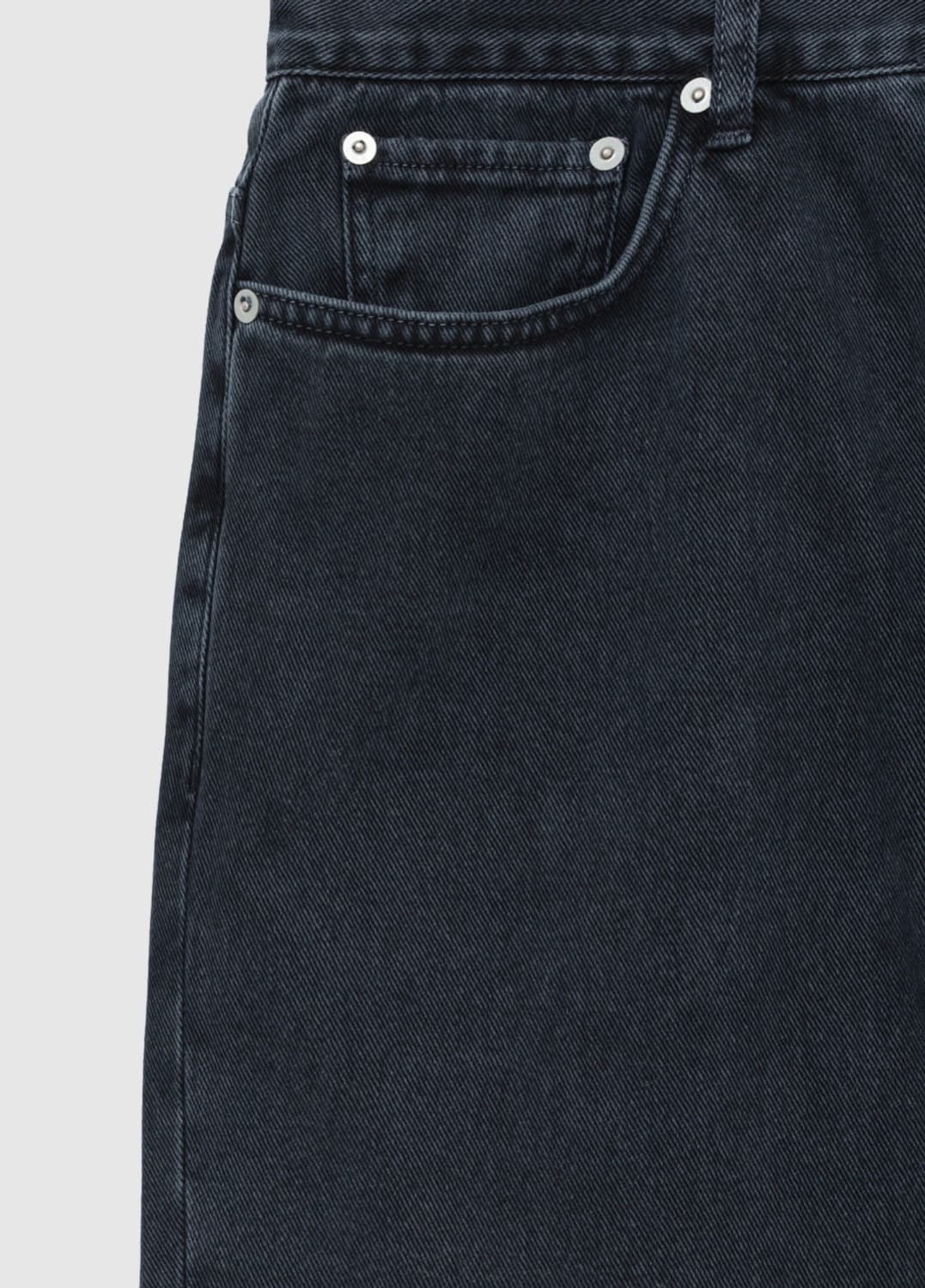 8DIVISION 세미 플레어핏 데님 워시드블랙 상품이미지4