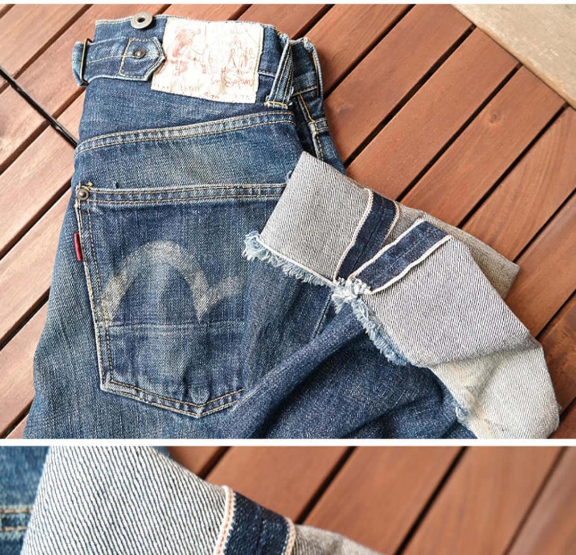 90S EVIS 에비스 에비수 초기모델 빈티지 셀비지데님 27사이즈  상품이미지1