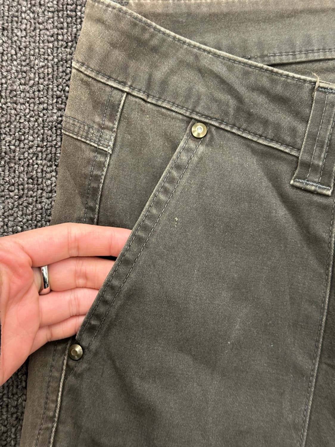 M)Japanese vintage 여성 부츠컷 팬츠 상품이미지3