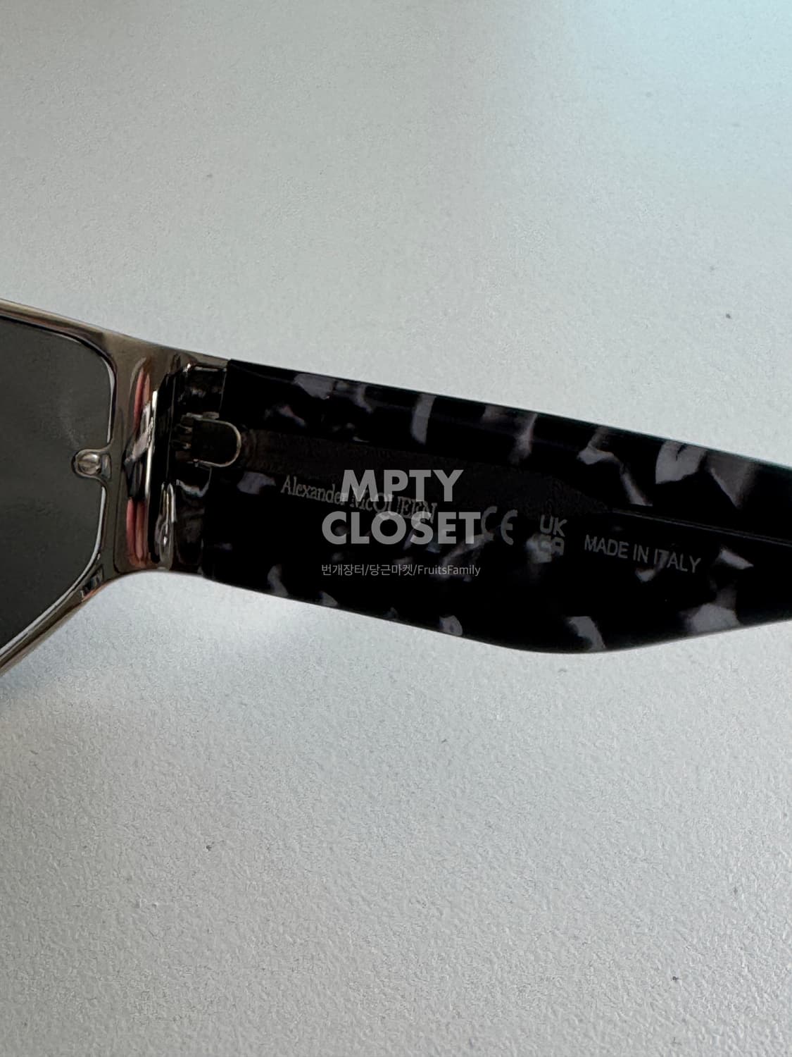 알렉산더 맥퀸 AM0447S 쉴드프레임 선글라스 상품이미지6