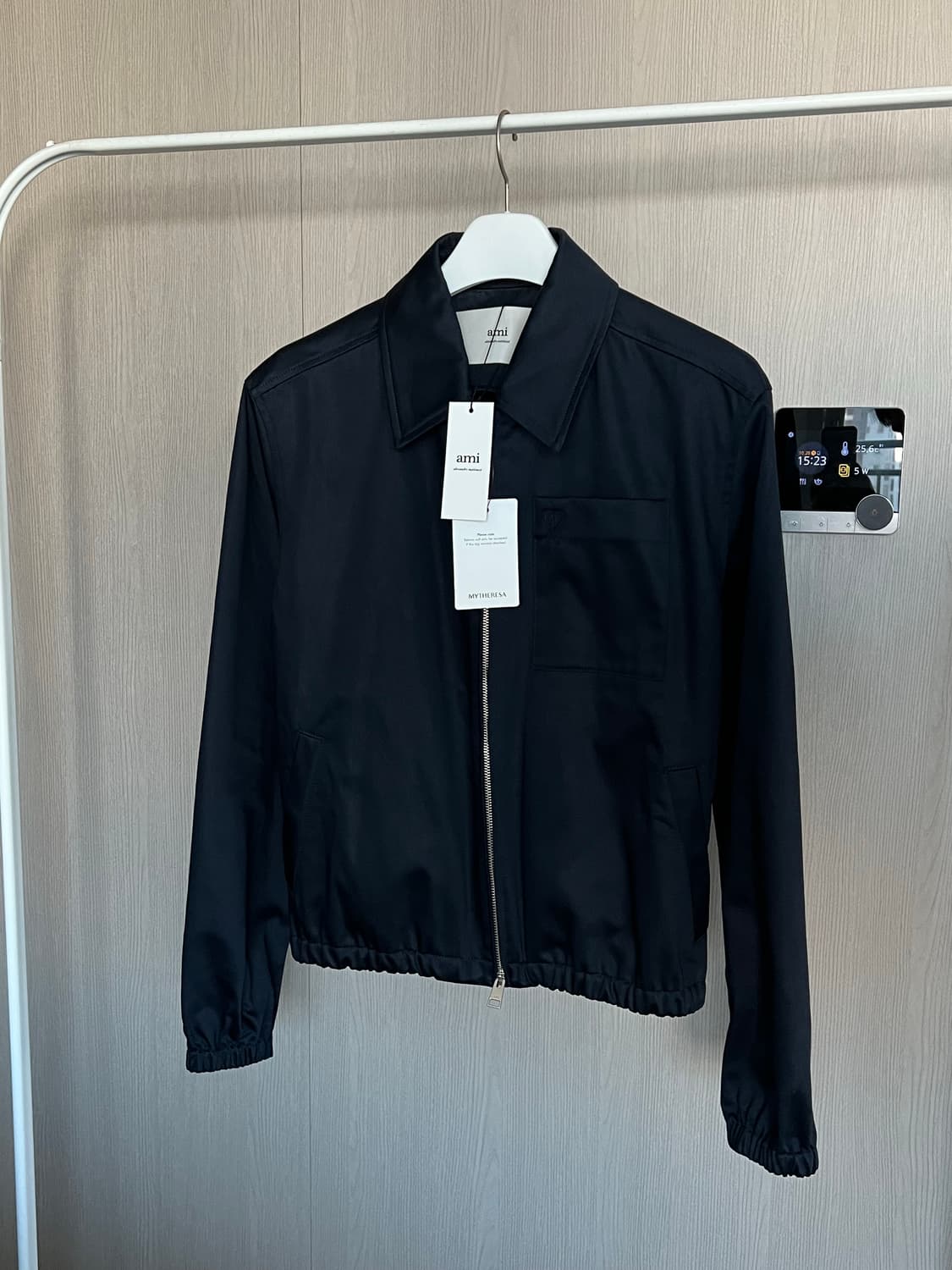 ami 아미 새틴 블루종 자켓 트러커 [새상품] m사이즈 상품이미지2