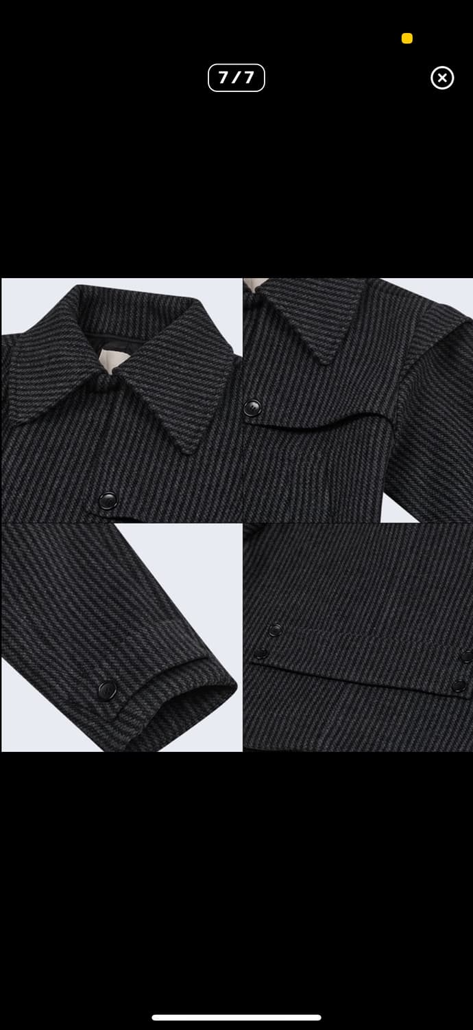 타입서비스 레이어드 하프코트 차콜 상품이미지7