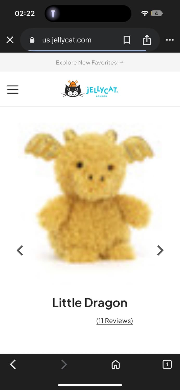 [풀포장택새상품] 젤리캣 리틀 드래곤 키링 스페셜 에디션 애착인형 상품이미지4