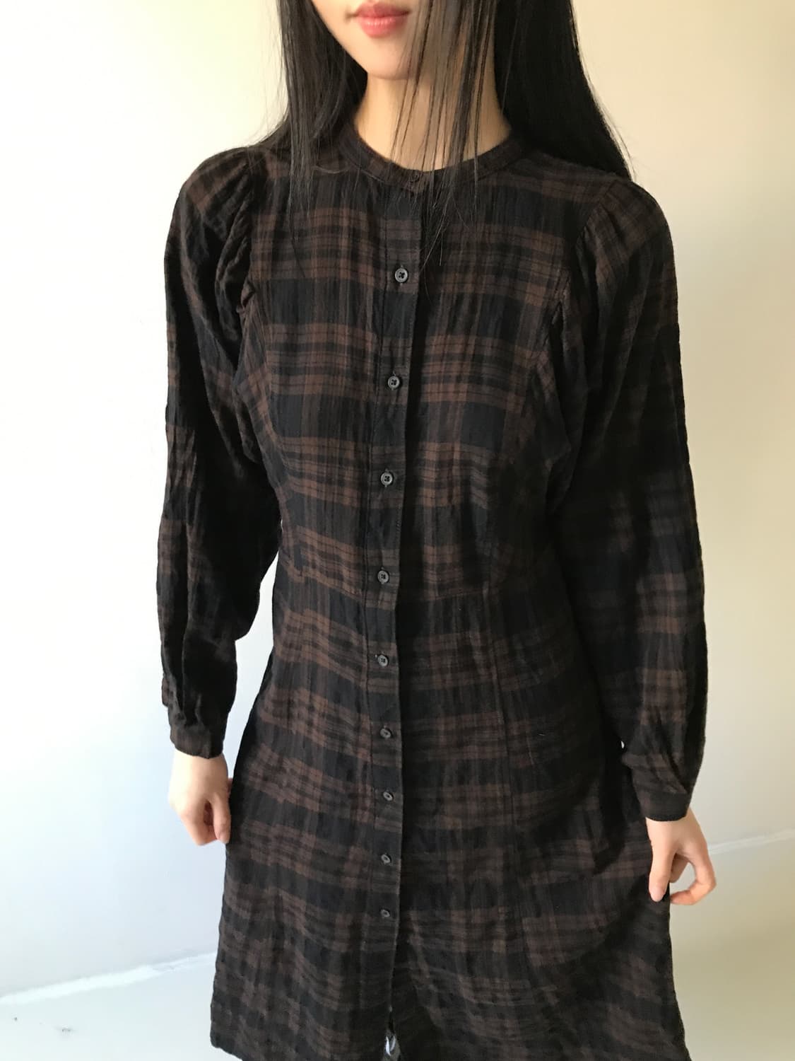 Check shirts dress 상품이미지4