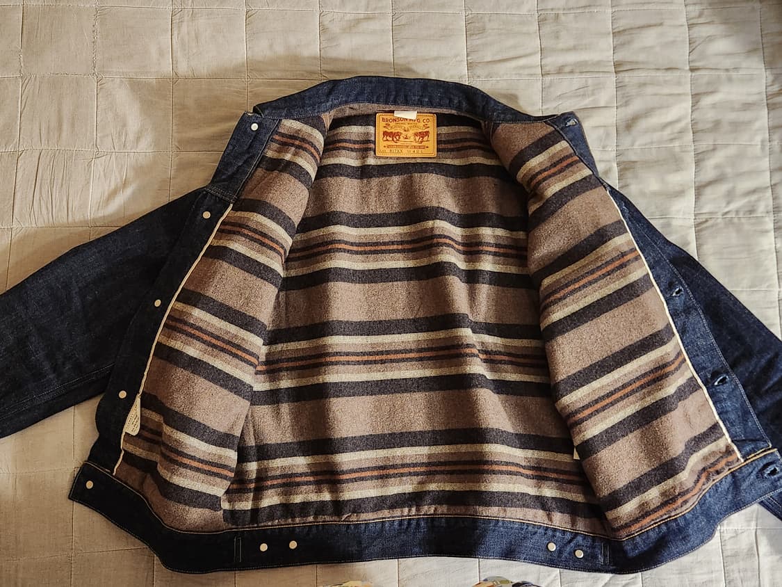 브론슨 817xx 42사이즈 타입2 데님 자켓 상품이미지6