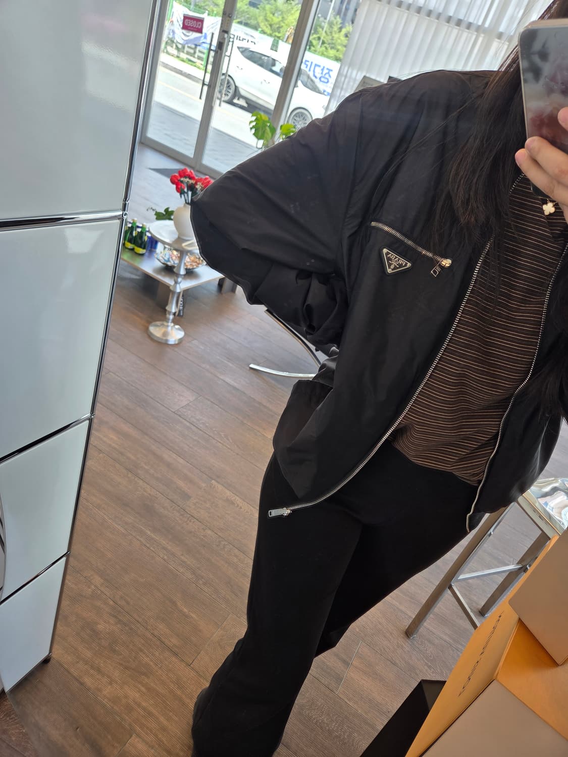 50/프라다 리나일론 리버시블(양면) 자켓 상품이미지7