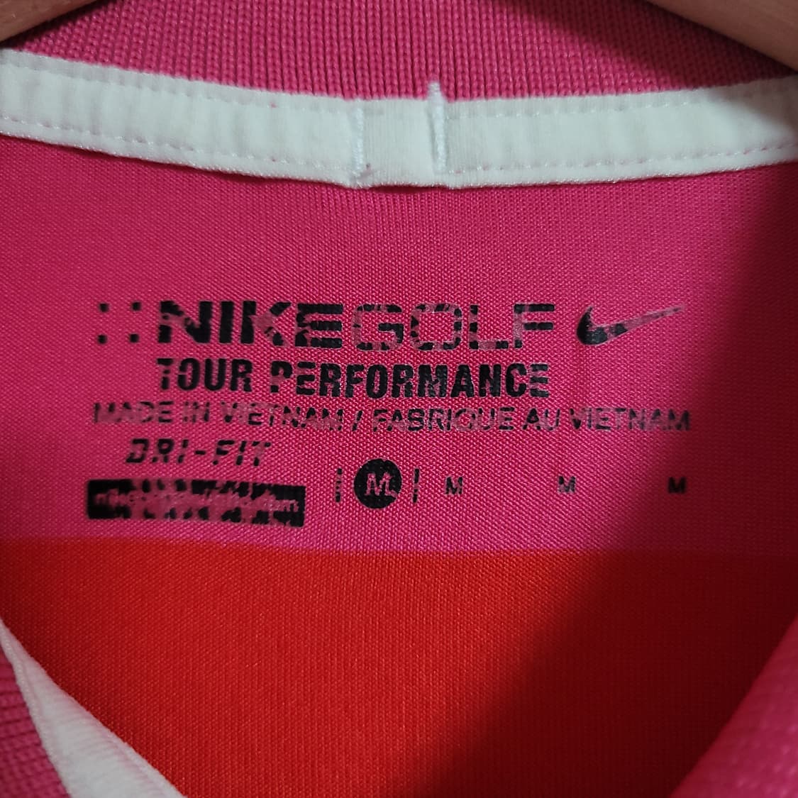 (M) NIKE 나이키 골프 드라이핏 스트라이프 반팔 카라티 상품이미지2