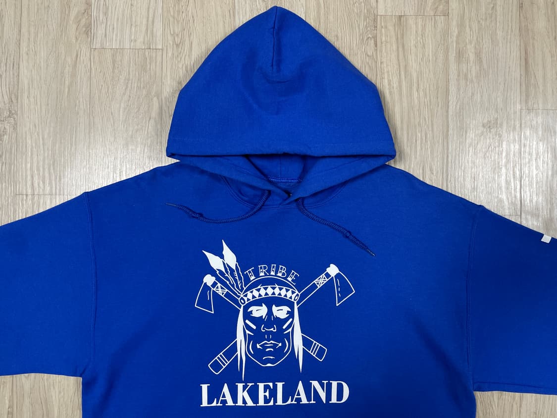 105) Vtg 길단 인디언 블루 후드티(민트급) 상품이미지1