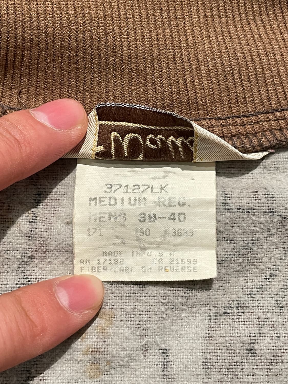 80-90‘s wallo made in usa 리얼트리 워크 자켓 상품이미지7