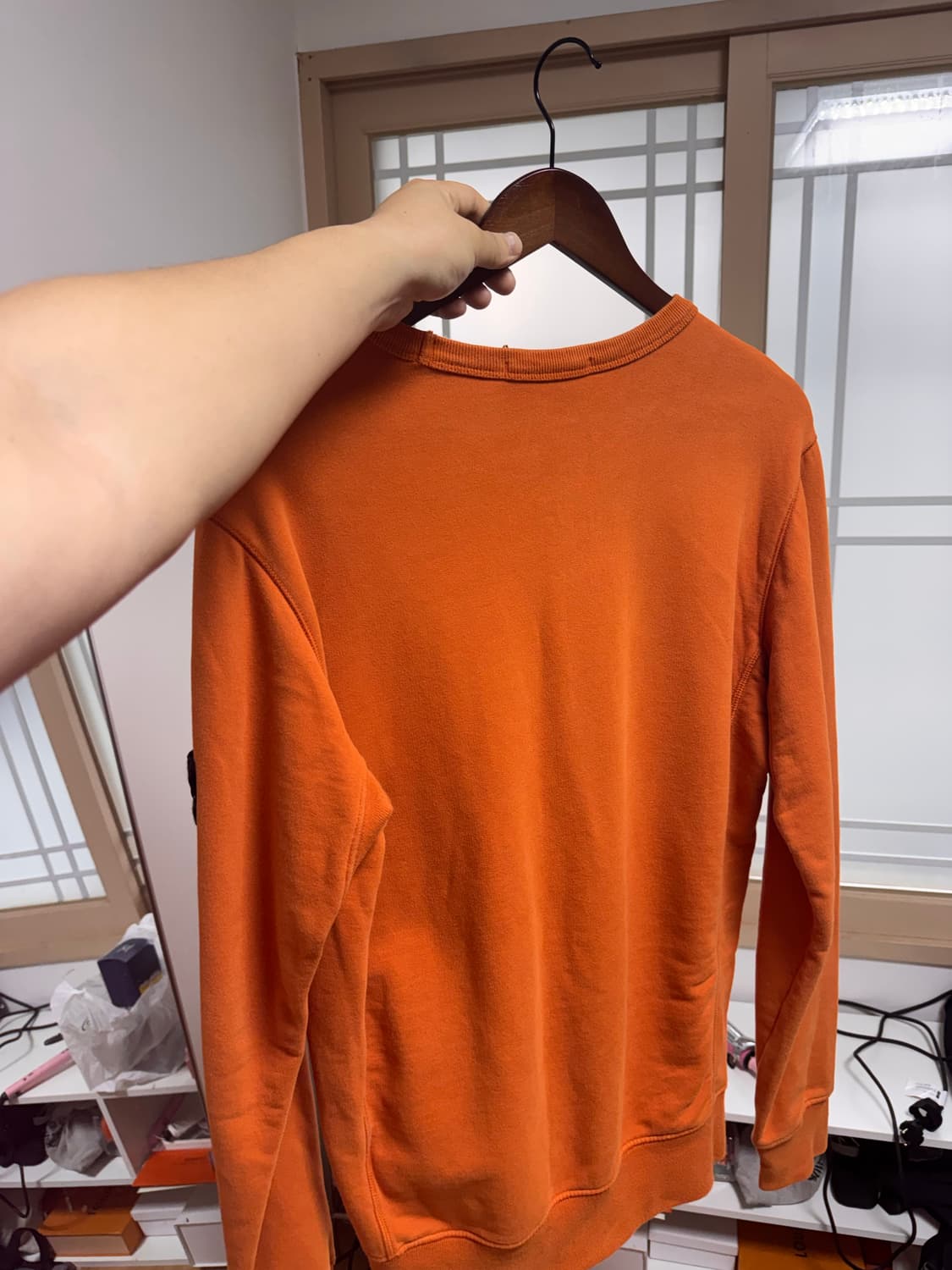 L) 정품큐알 스톤아일랜드 맨투맨 상품이미지4