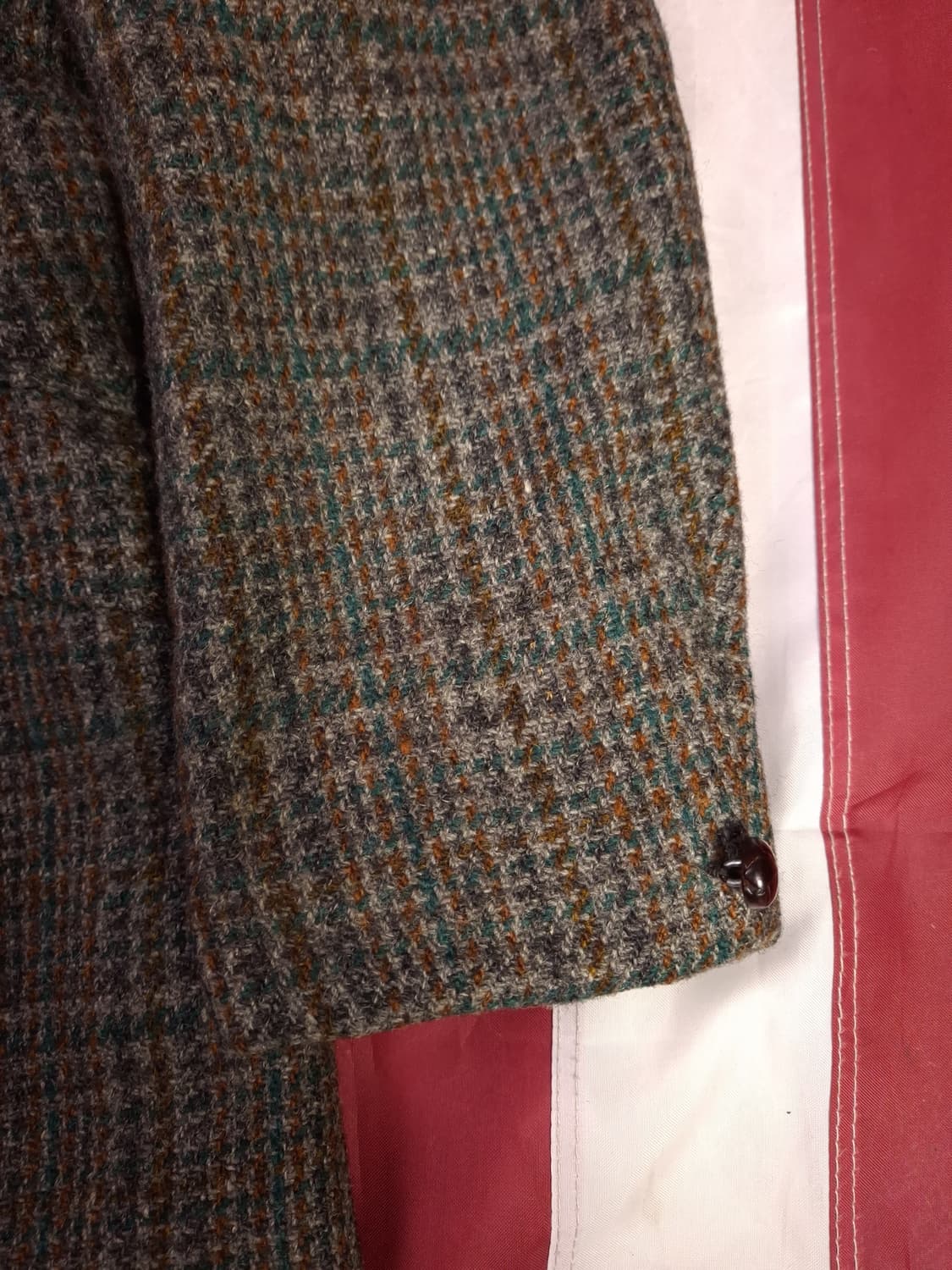 90's 일본판 해리스트위드 3버튼 블레이져 상품이미지6