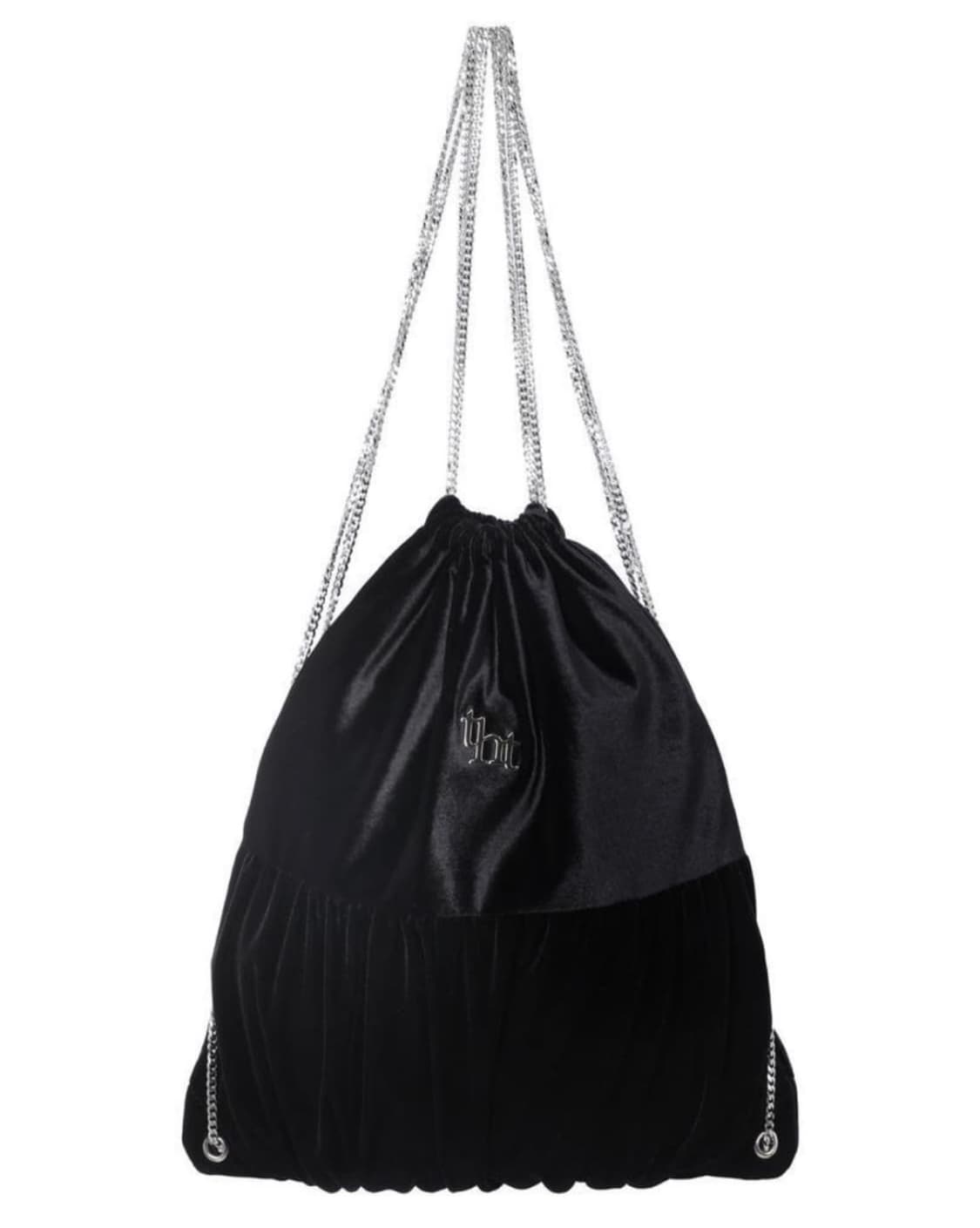 쓰리타임즈 벨벳 체인 백팩 상품이미지1