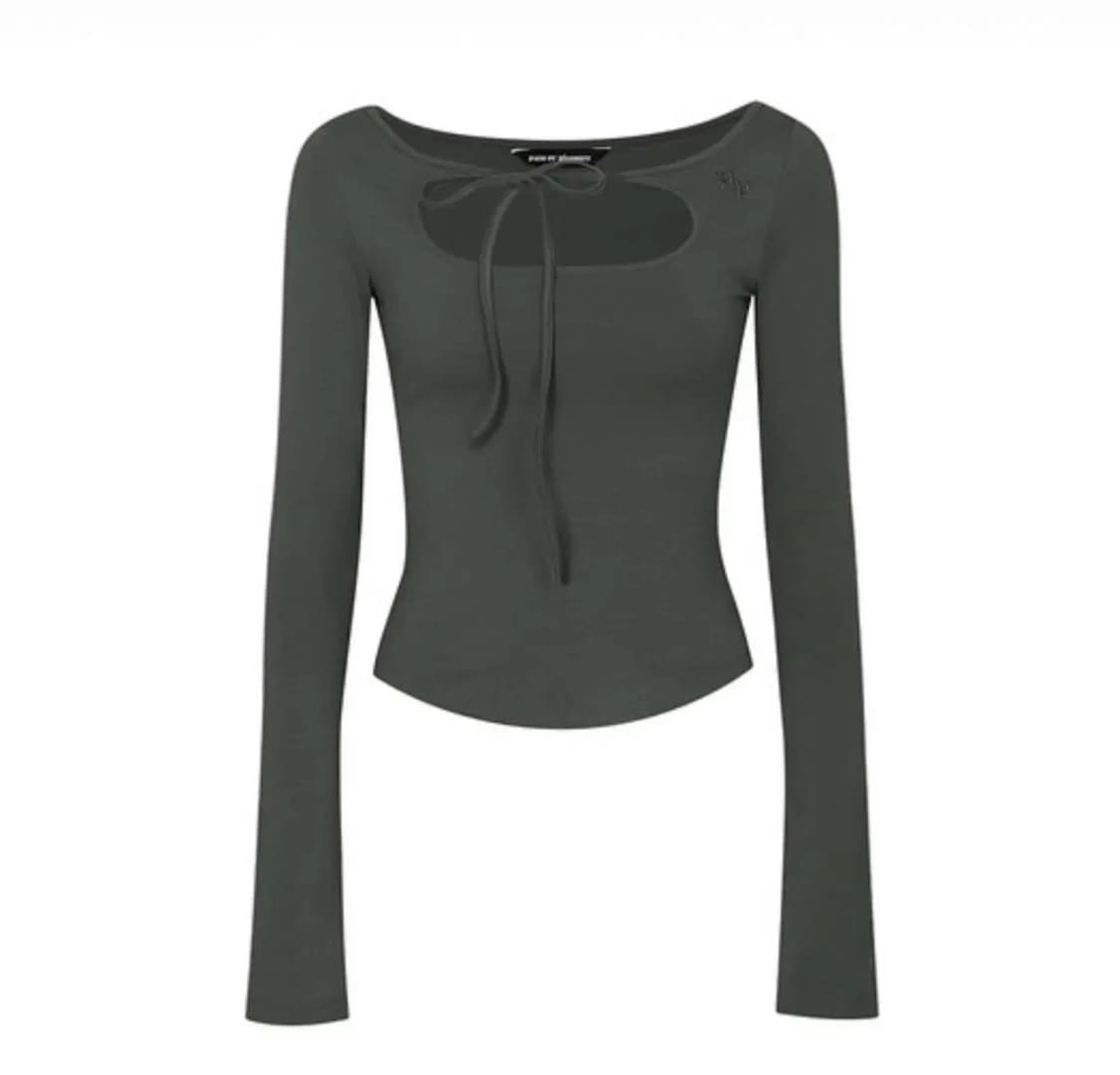 페인오어플레져 LOWER ORCHID TOP charcoal 오키드 차콜 상품이미지1