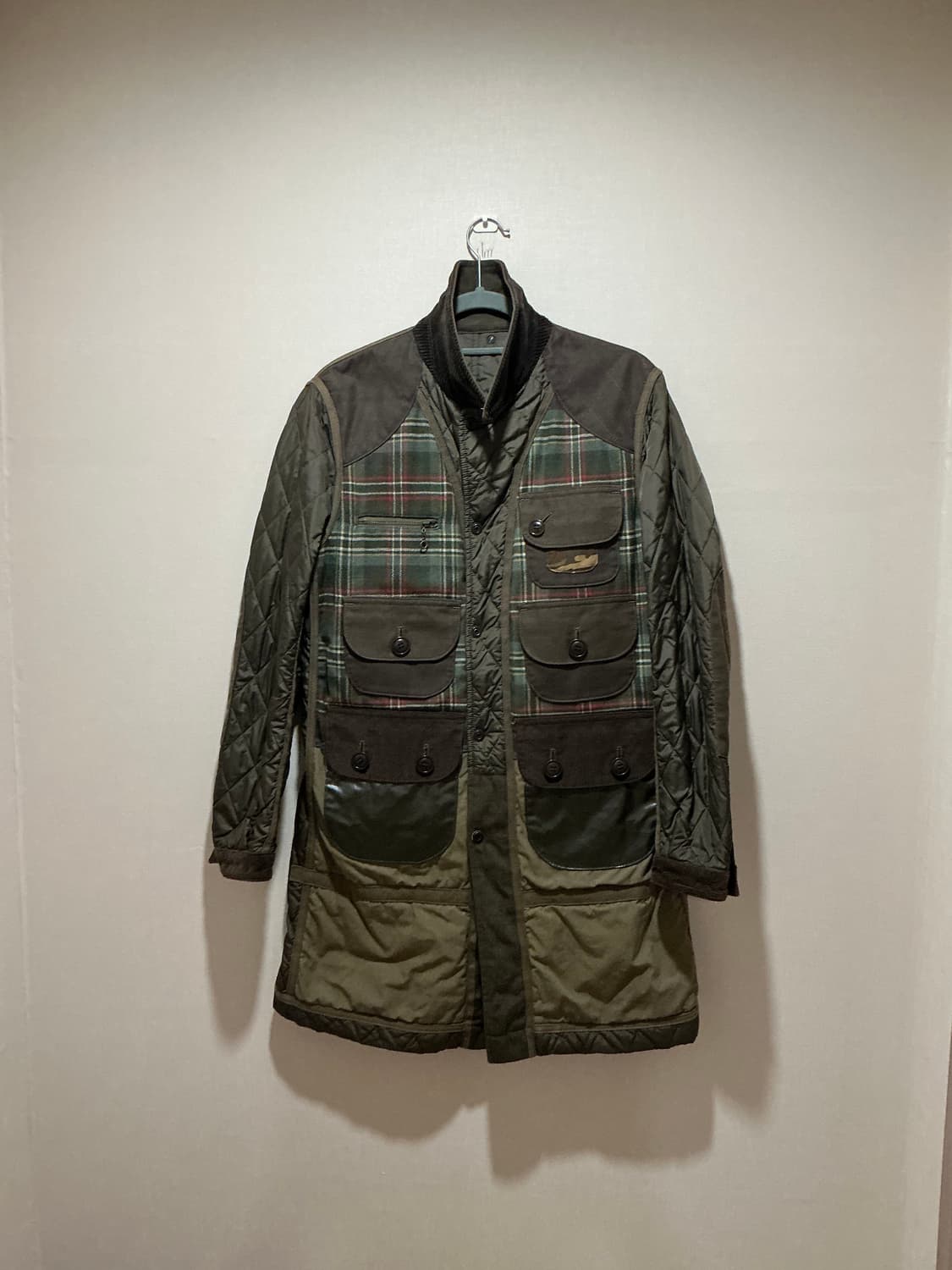 준야와타나베 꼼데가르송  2014 리버시블 롱 헌팅 자켓 상품이미지1