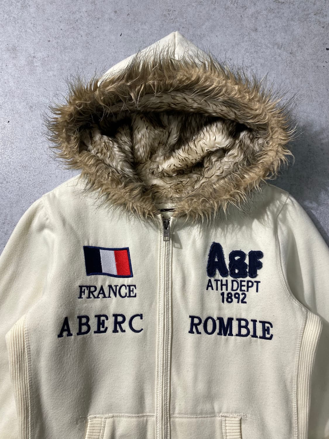[S] Abercrombie 아베크롬비 퍼라이닝 후드집업 상품이미지2