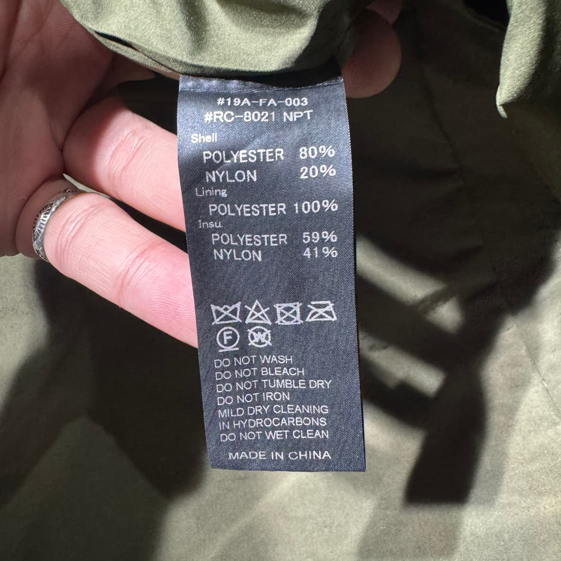 ORCIVAL 파카 자켓 올리브 ( 110/OLD-8329 ) 상품이미지6