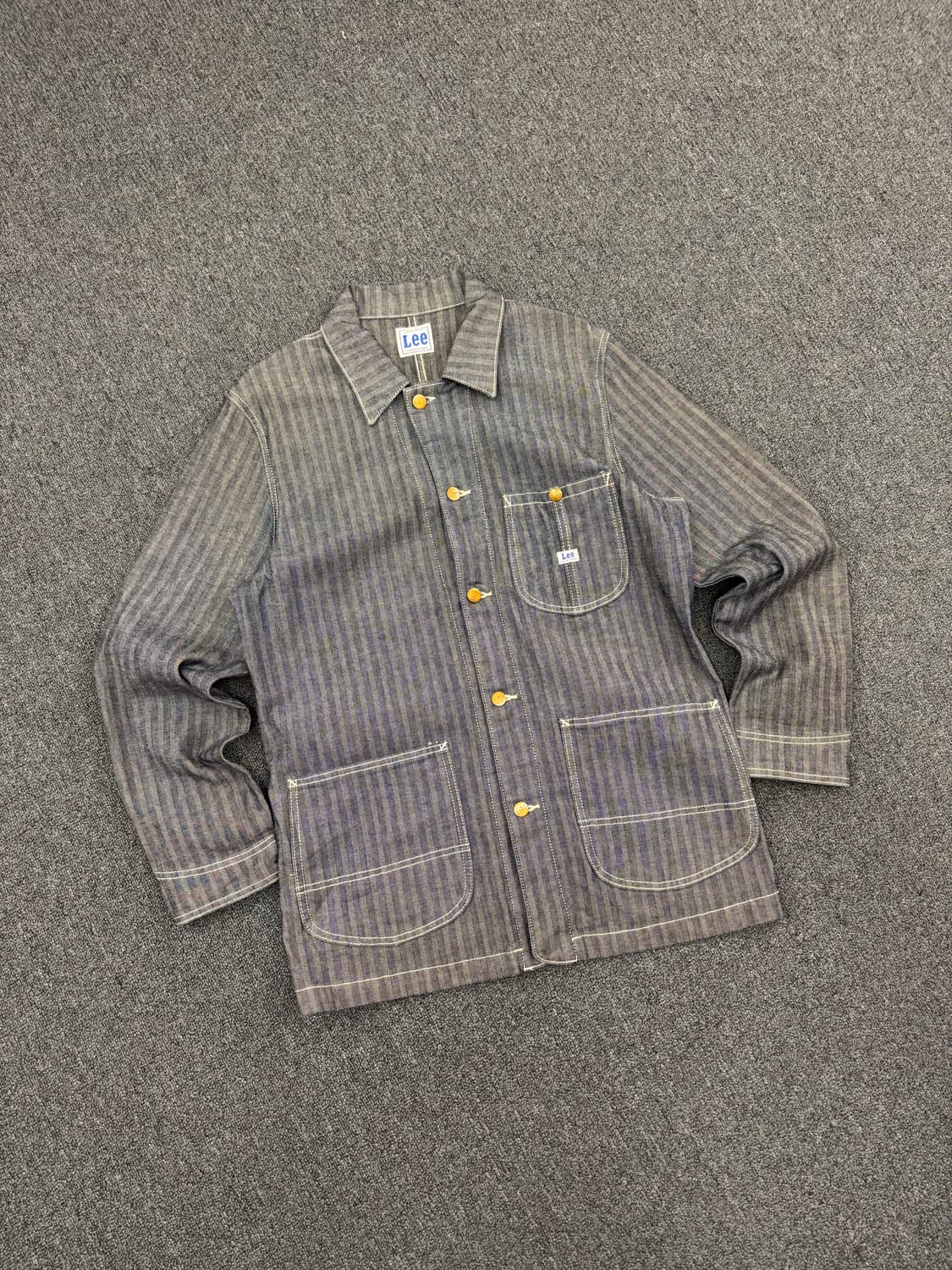 L)LEE 빈티지 히코리 데님 커버올 자켓 상품이미지2