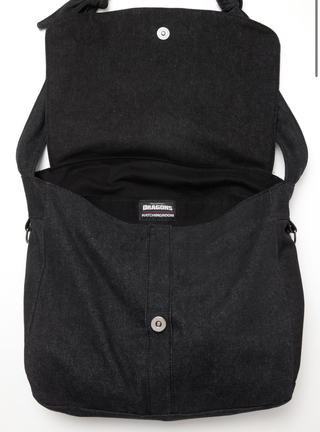 해칭룸 Stud Knot Bag Denim Black 상품이미지3