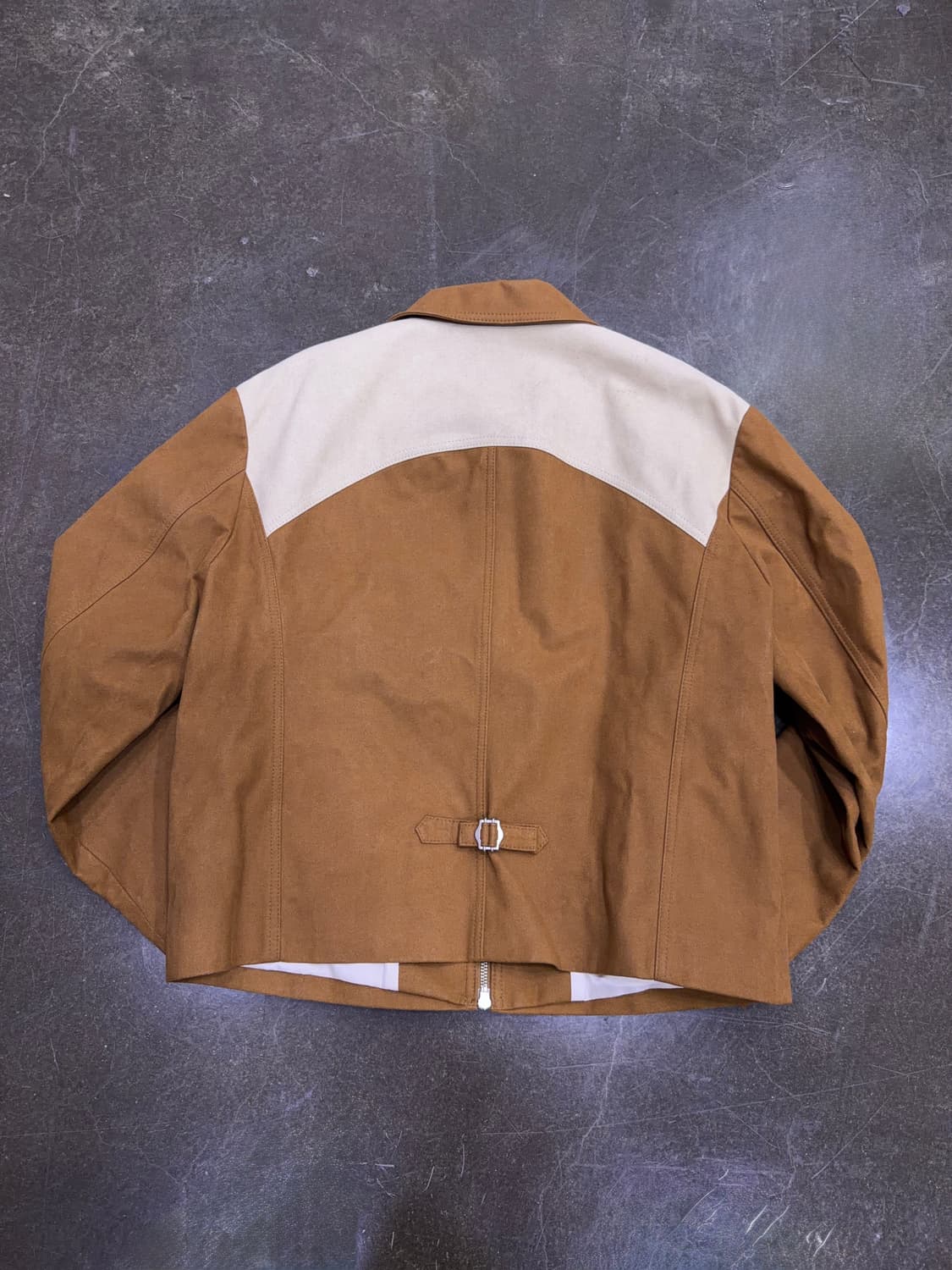 문선 유니섹스 웨스턴 스웨이드 집업 자켓 브라운 상품이미지5