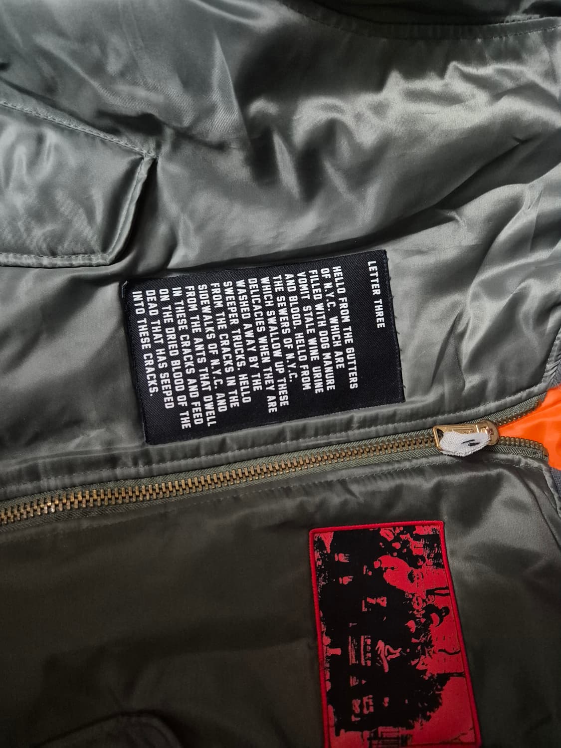 히스토리오브나스 패치 MA-1 로스코 항공자켓 상품이미지2