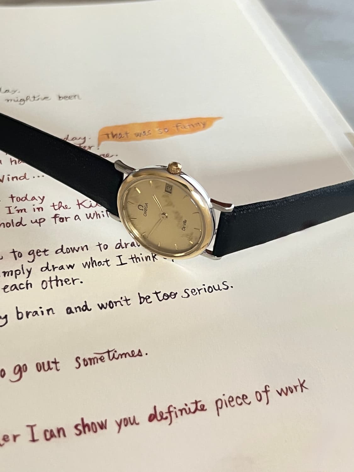 오메가 드빌  라운드 콤비 여성 시계 / 정품감정. 오버홀  상품이미지2