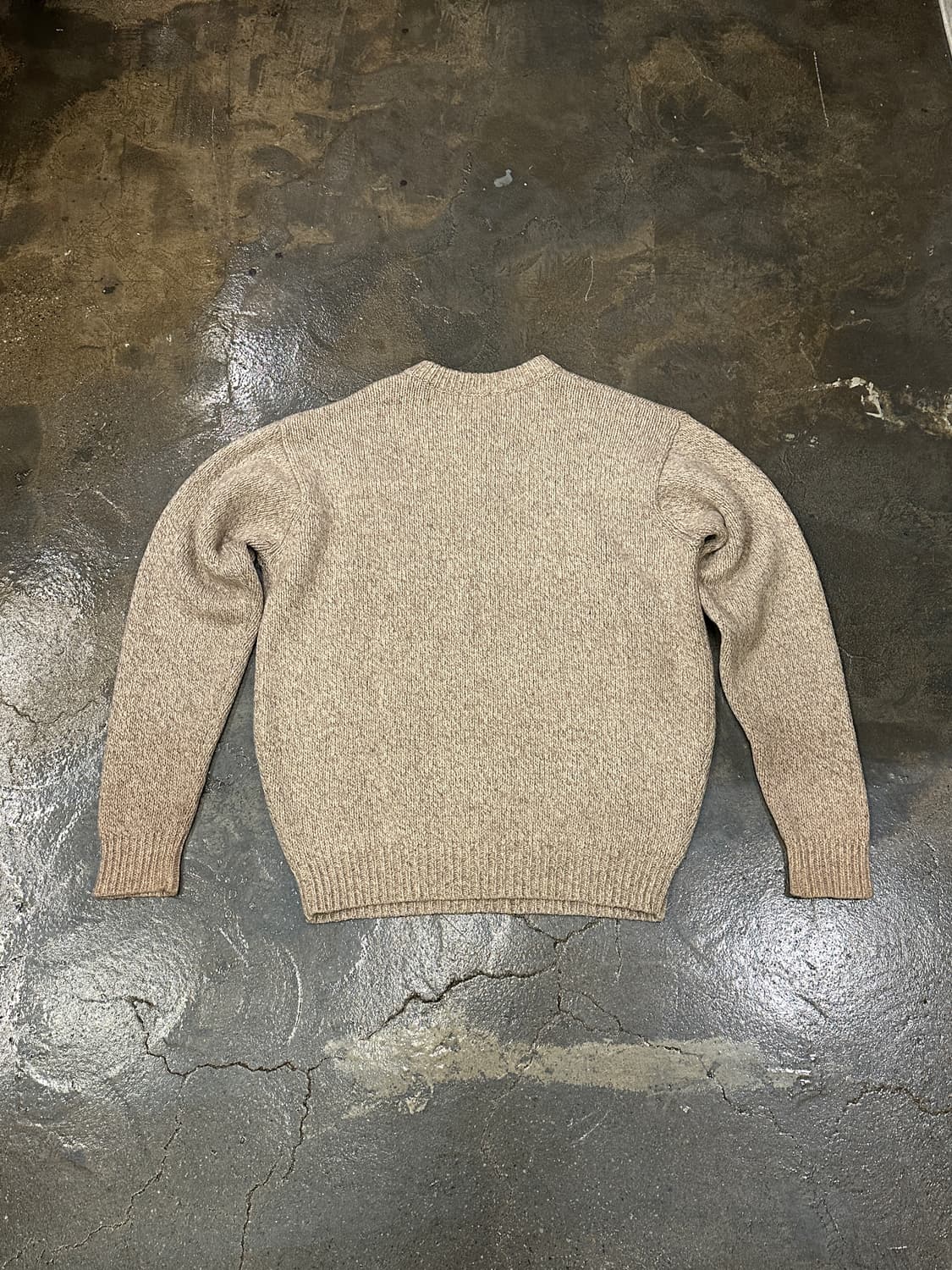 90s LL Bean 렘스울 버튼넥 니트 L 상품이미지2