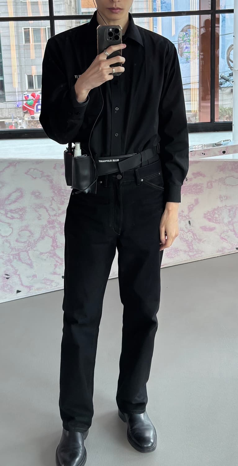 르메르 심리스 진 블랙 48 상품이미지1