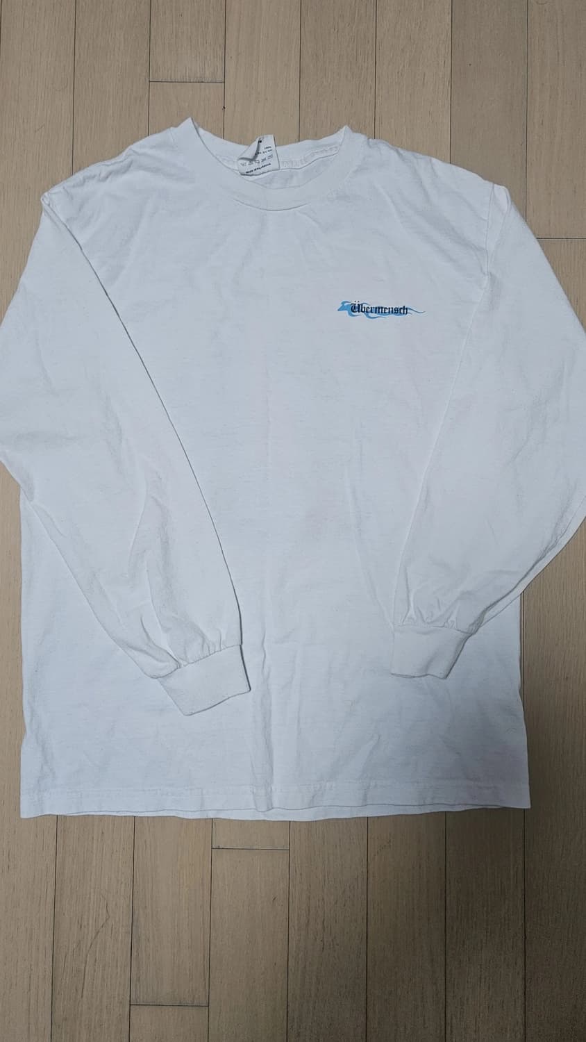 지드래곤 위버멘쉬 롱슬리브 티셔츠 화이트 상품이미지3