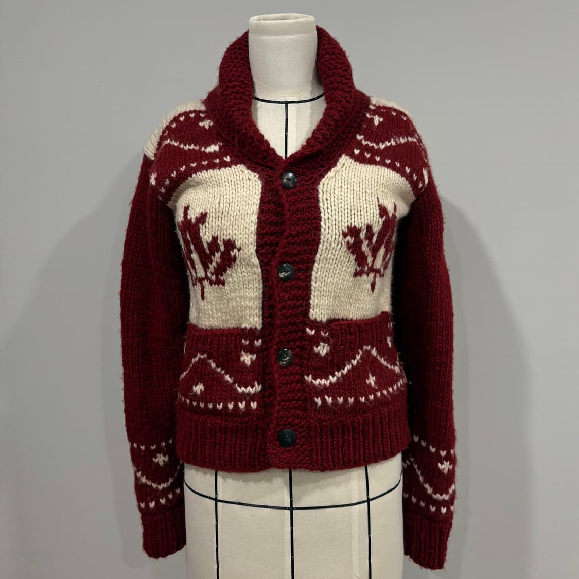 Delux vintage 니트 버튼 가디건 자켓 상품이미지1