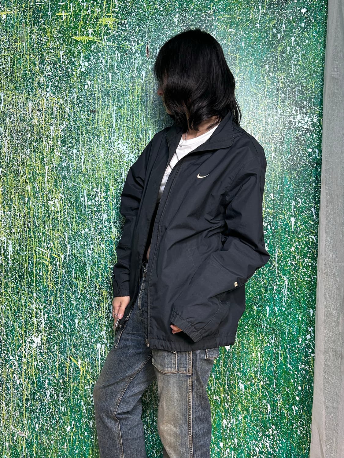 나이키 블랙 바람막이 자켓 L 상품이미지4
