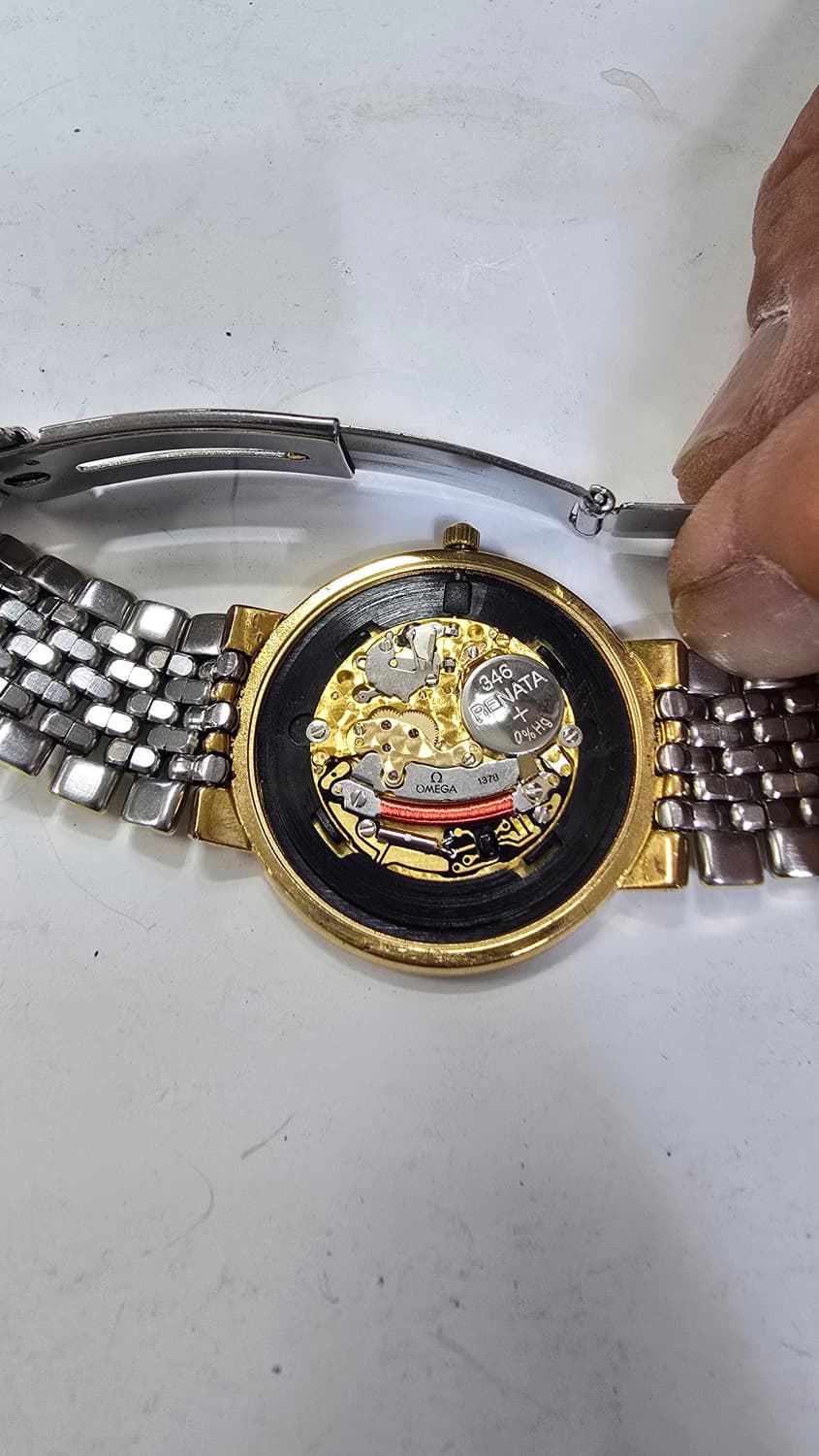 오메가 드빌 남성콤비 쿼츠  상품이미지7