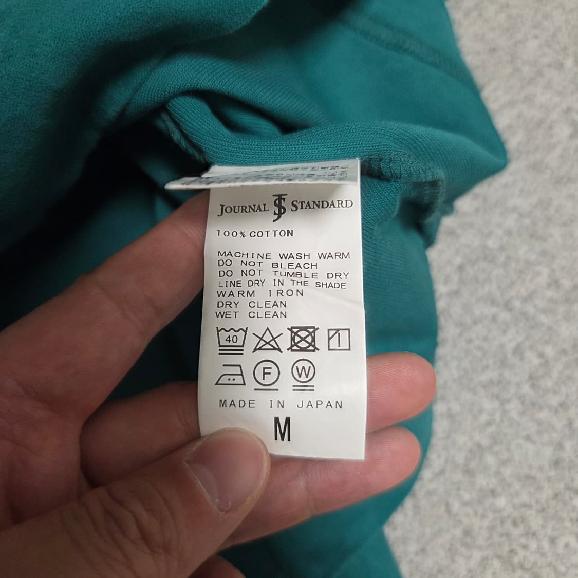 일본제 Journal Standard 7부 긴팔 티셔츠 L(100) 상품이미지4