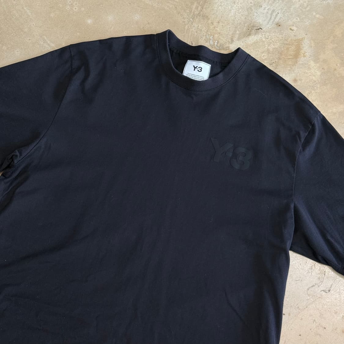 M Y-3 블랙 반팔 티셔츠 상품이미지1