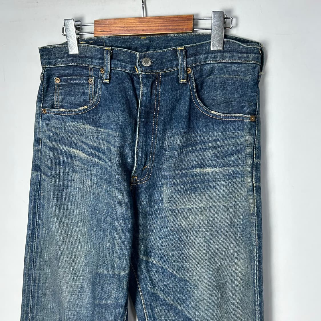 [LEVI'S] 00S 리바이스 재팬 502-XX 워싱 데님팬츠 상품이미지3