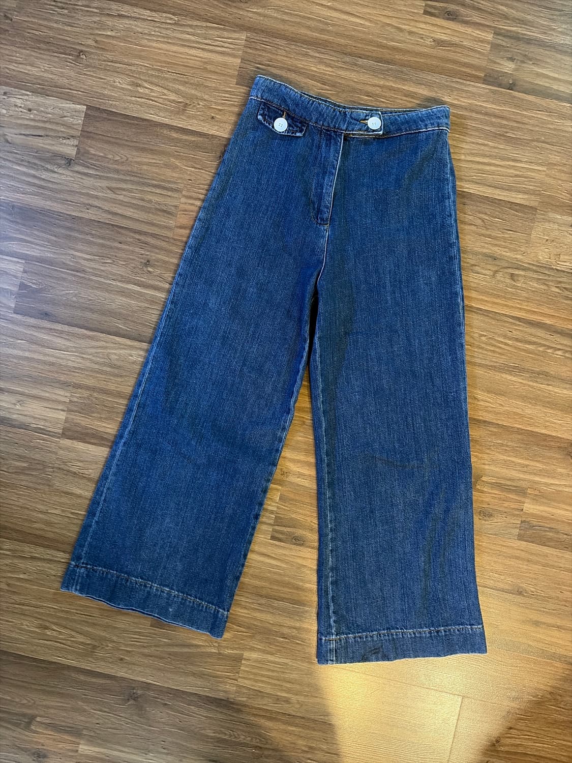 모리걸st 빈티지st 데님 와이드 팬츠 (일본 자라 프리미엄 라인) 상품이미지1