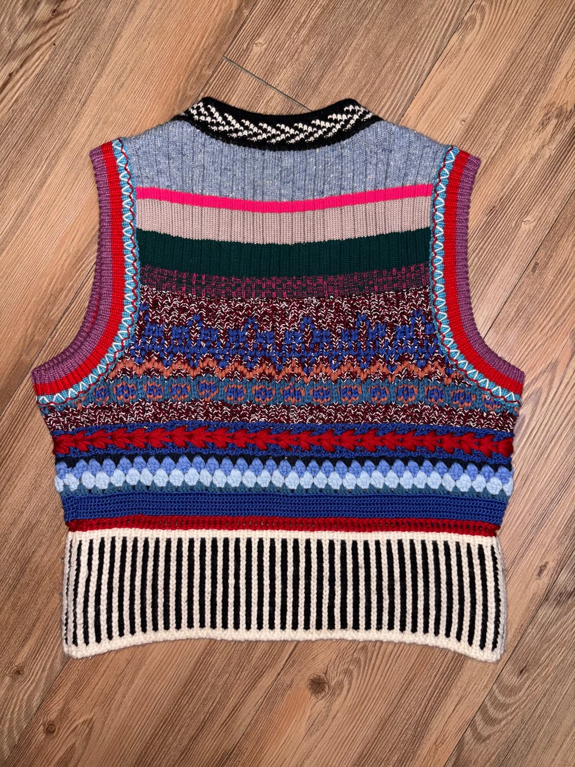 버버리 멀티 니트 베스트  (희귀 / Made in Italy) 상품이미지6