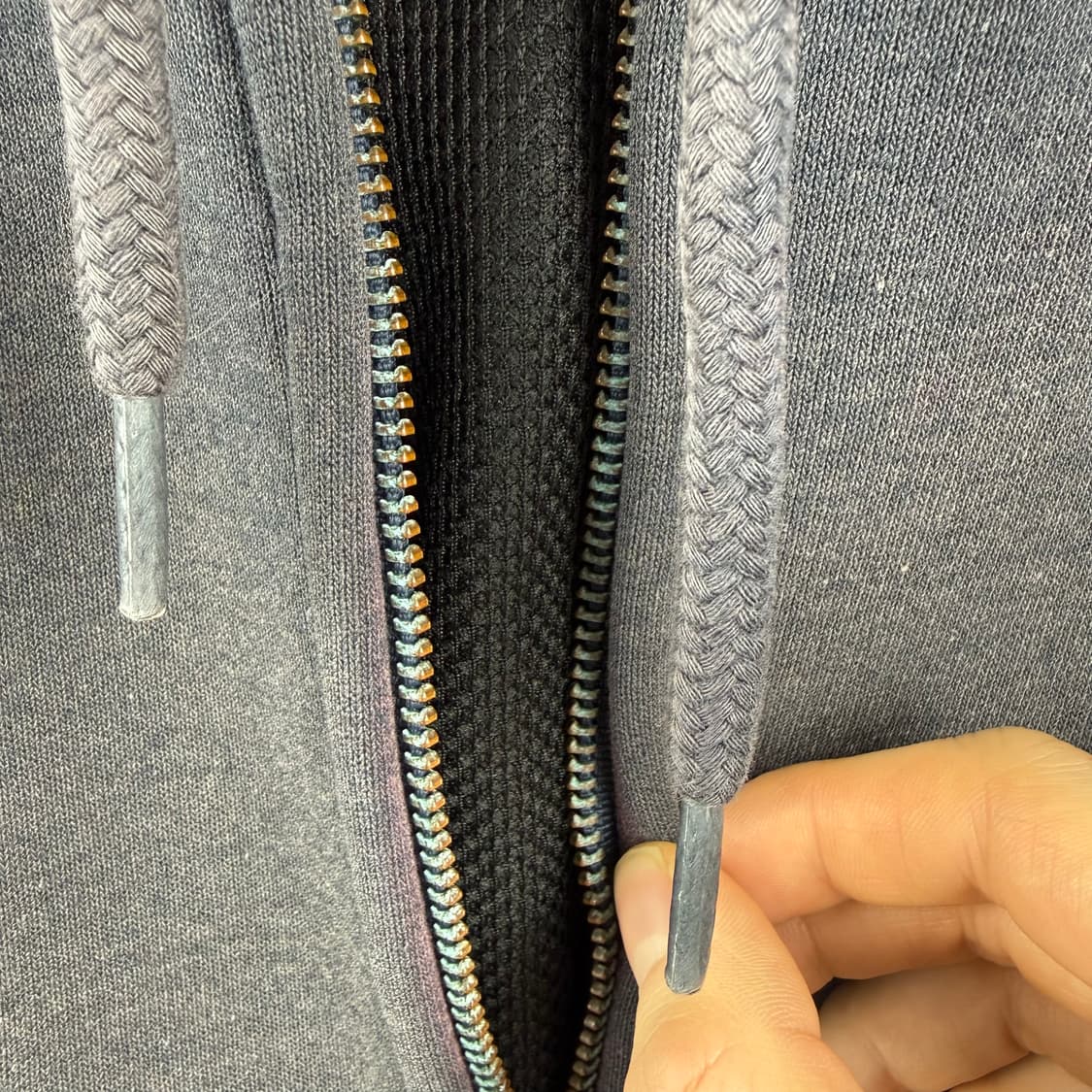 (M) 칼하트 레인디펜더 후드집업 네이비 (에이징) 상품이미지5