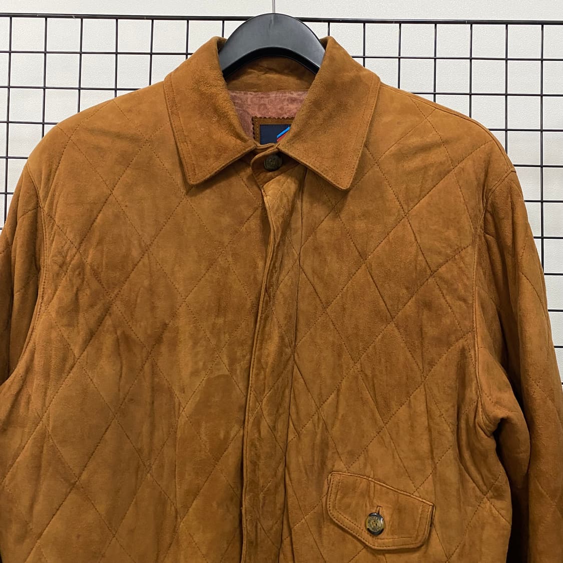 90s 빈티지 양가죽 퀼팅 자켓 상품이미지3