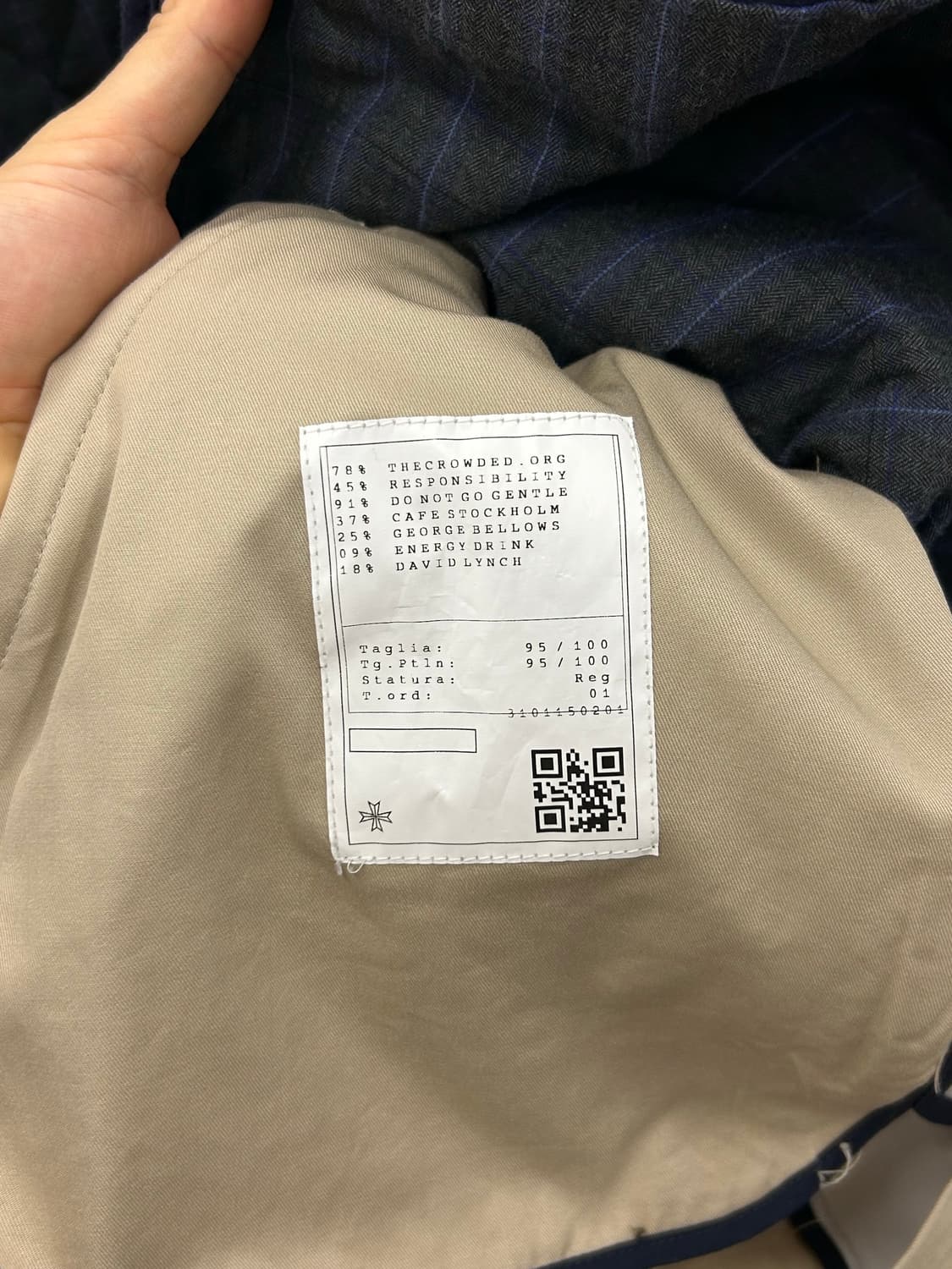 TONYWACK 아이보리 분리형 트렌치 코트 상품이미지10