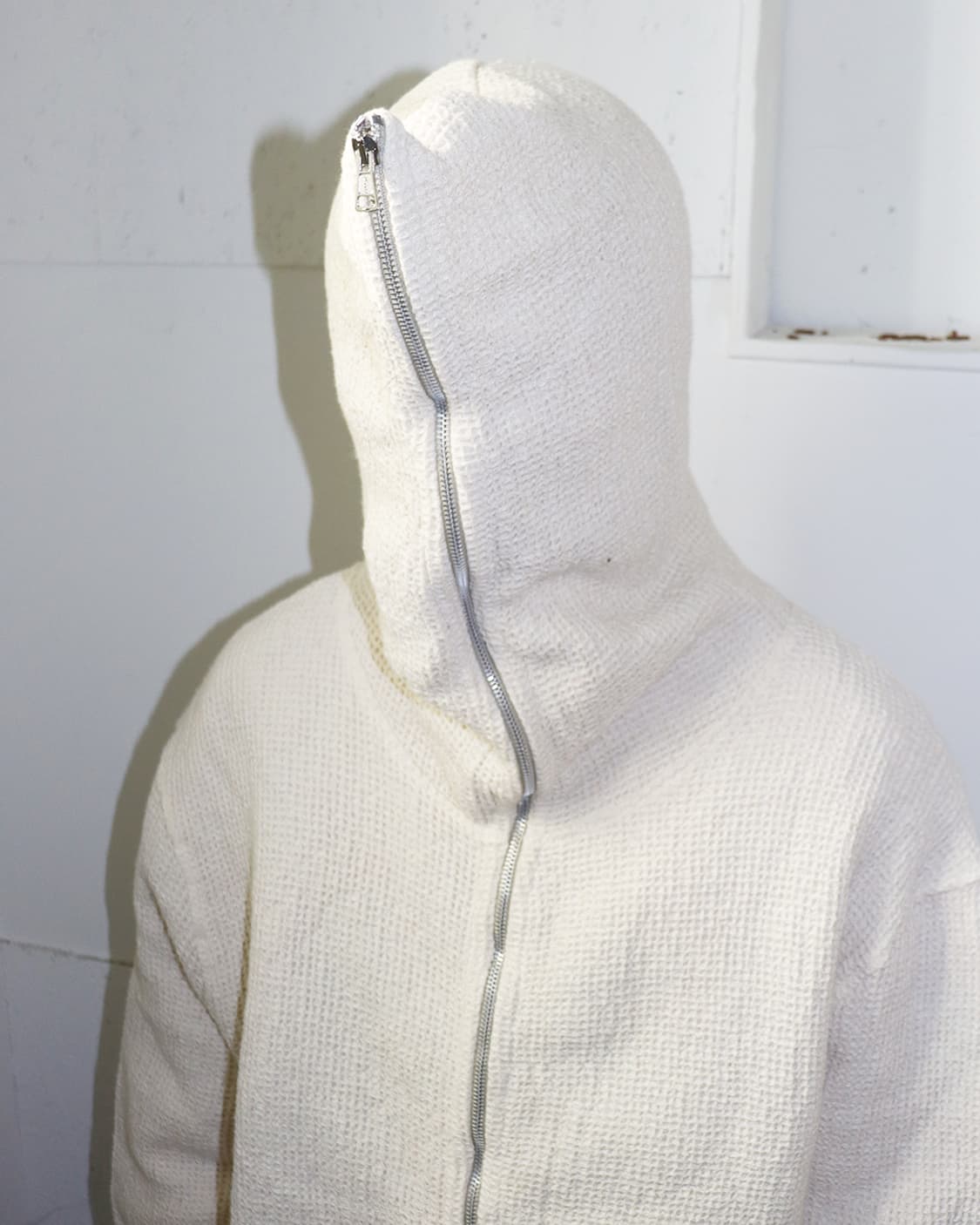 아워레가시 로우 와플 린넨 & 코튼 블렌드 후디 상품이미지4