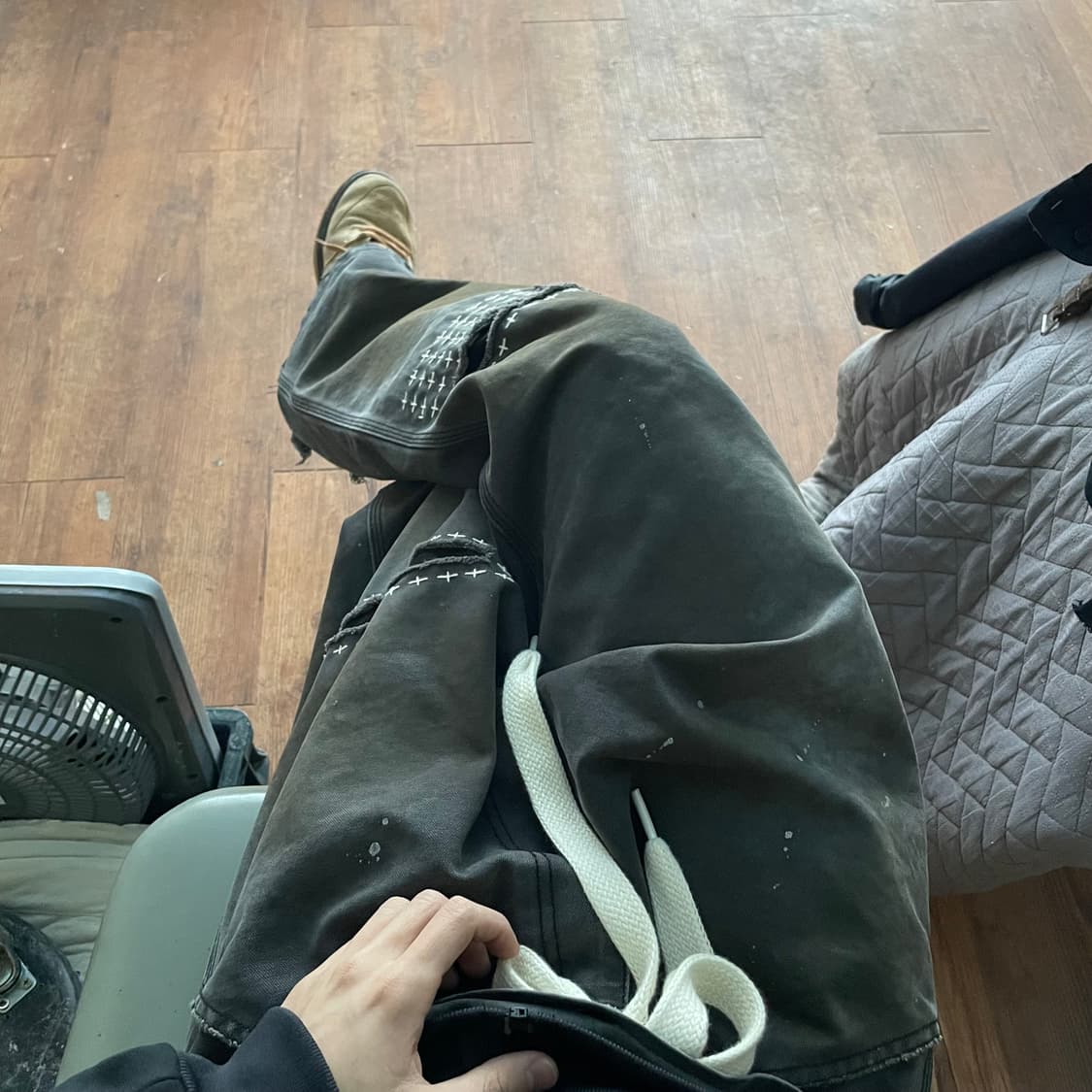 로스트타운서플라이 30Years Dying 워크팬츠 Sashiko 상품이미지10